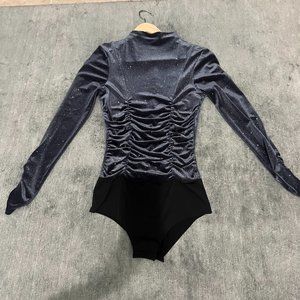 Long sleeve sparkly bodysuit zara